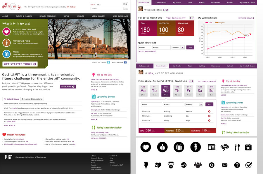 getfit @ mit screen shot