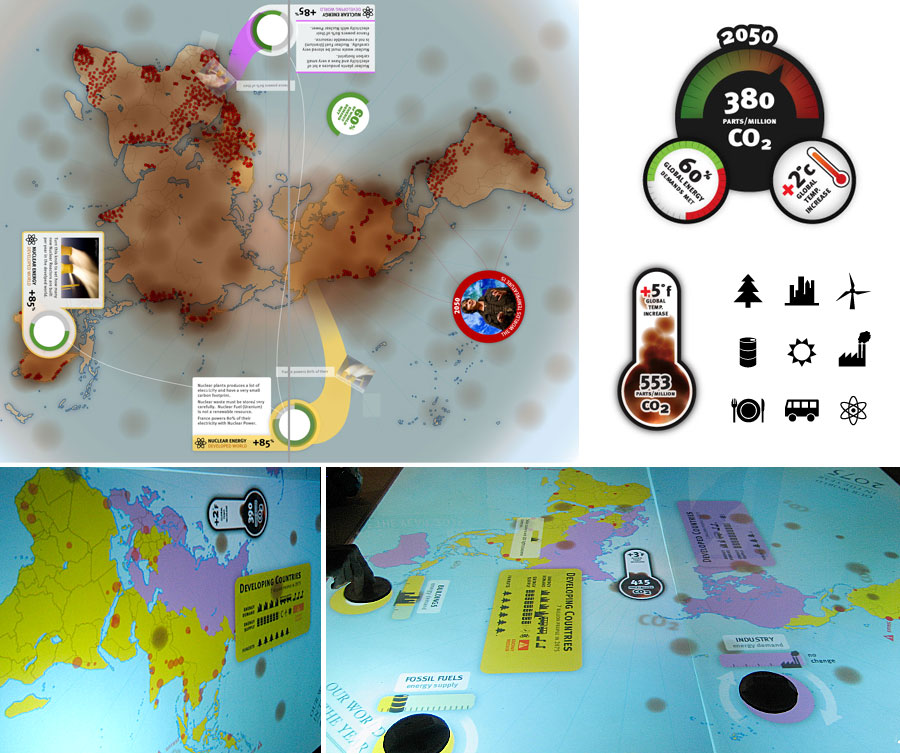 tactable edf climate change table